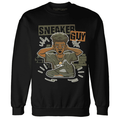 NastyJamz-Olive-5s-Sweatshirt-Match-Sneaker-Guy-Collector