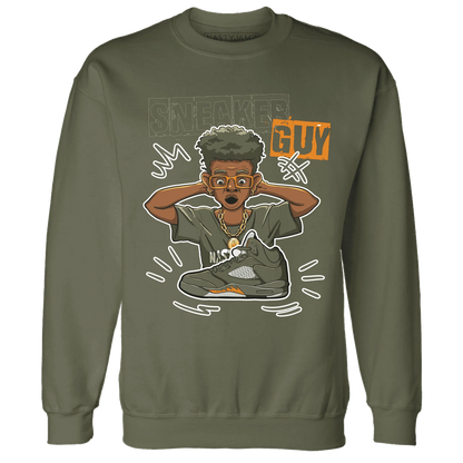 NastyJamz-Olive-5s-Sweatshirt-Match-Sneaker-Guy-Collector