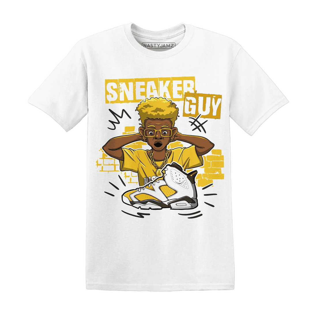 NastyJamz-Yellow-Ochre-6s-T-Shirt-Match-Sneaker-Guy-Collector
