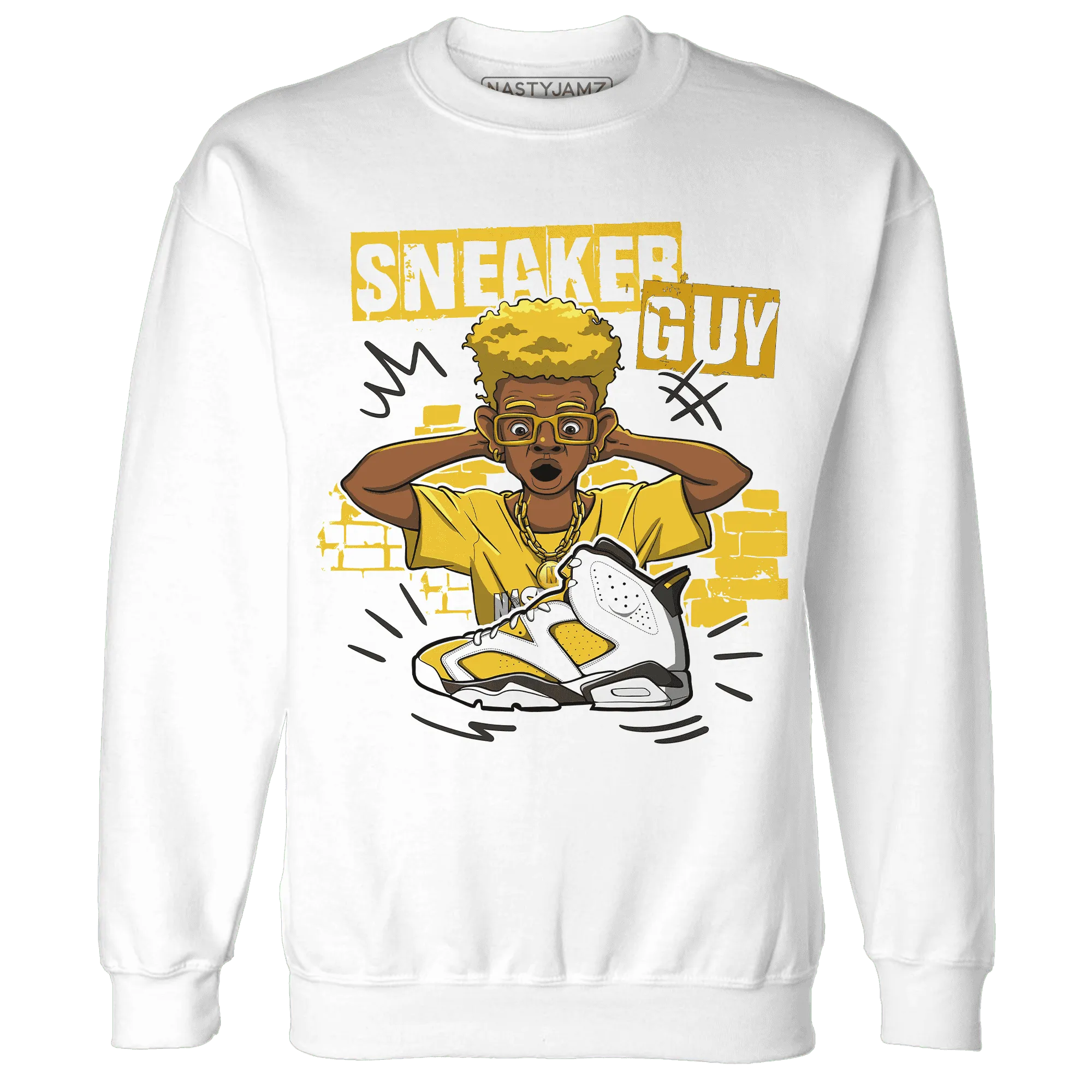 NastyJamz-Yellow-Ochre-6s-Sweatshirt-Match-Sneaker-Guy-Collector