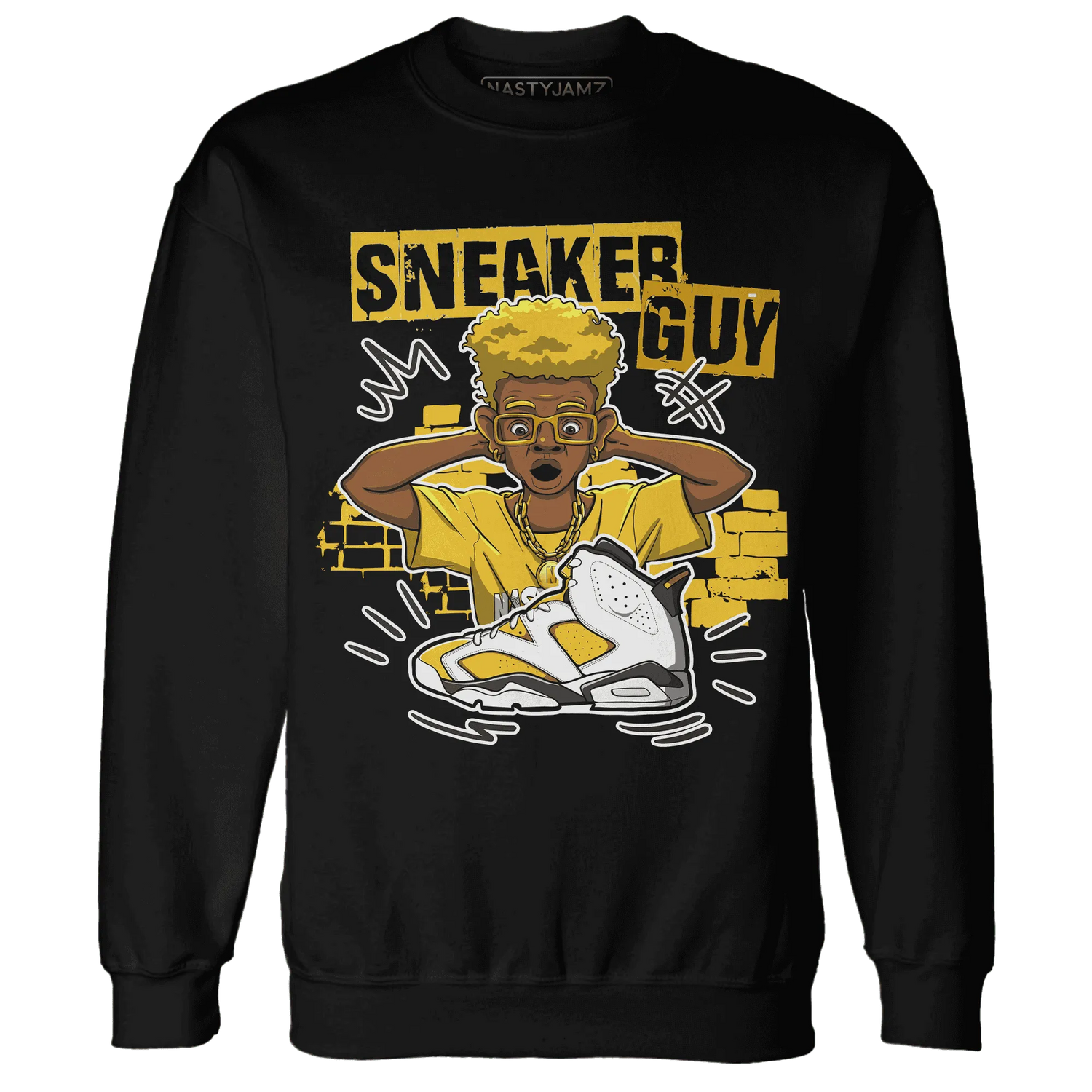 NastyJamz-Yellow-Ochre-6s-Sweatshirt-Match-Sneaker-Guy-Collector