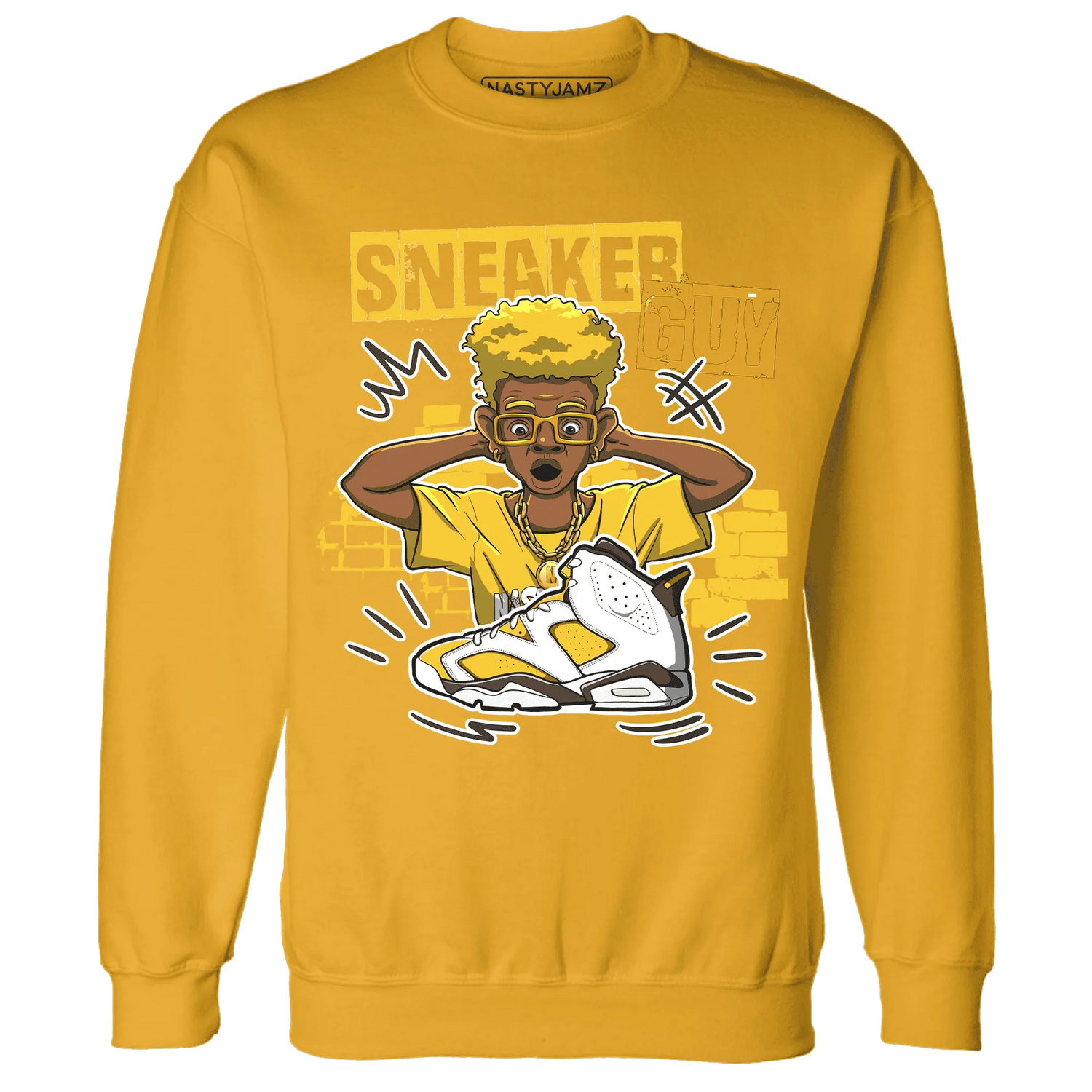NastyJamz-Yellow-Ochre-6s-Sweatshirt-Match-Sneaker-Guy-Collector