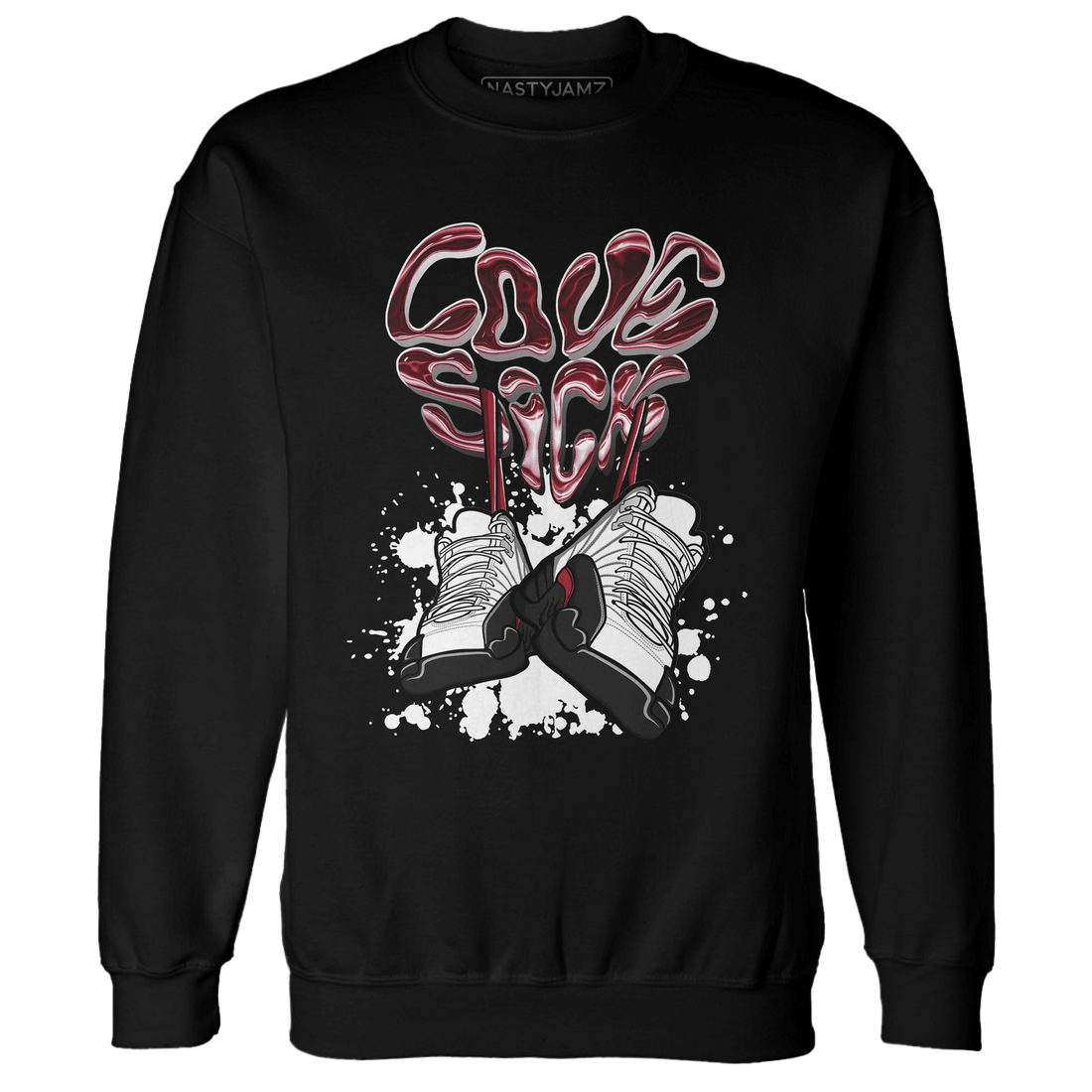 Retro Red Taxi 12s Sweatshirt Match Sneaker Love Sick - NastyJamz