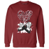 Retro Red Taxi 12s Sweatshirt Match Sneaker Love Sick - NastyJamz