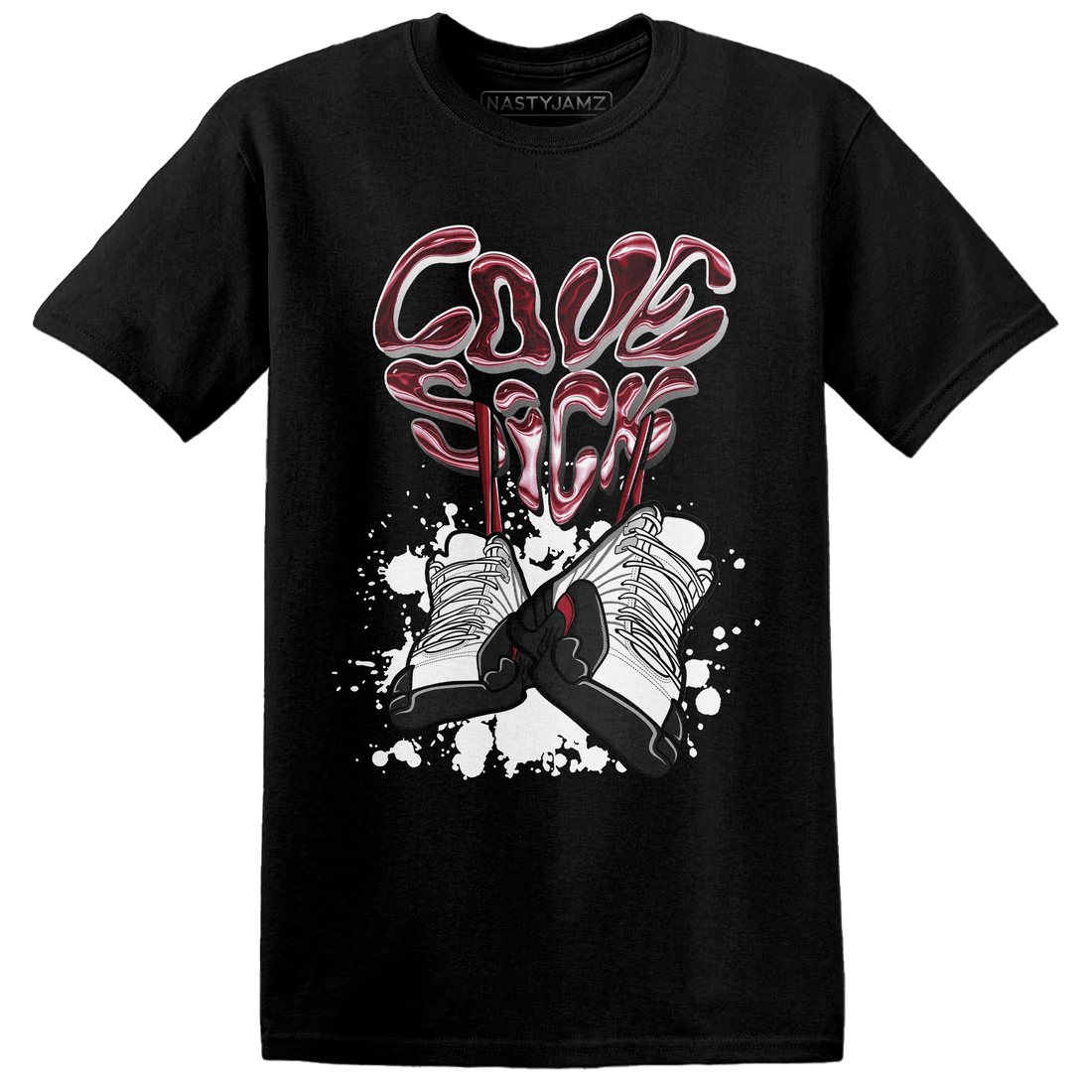 Retro Red Taxi 12s T Shirt Match Sneaker Love Sick - NastyJamz