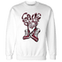 High White Team Red 1s Sweatshirt Match Sneaker Love Sick - NastyJamz