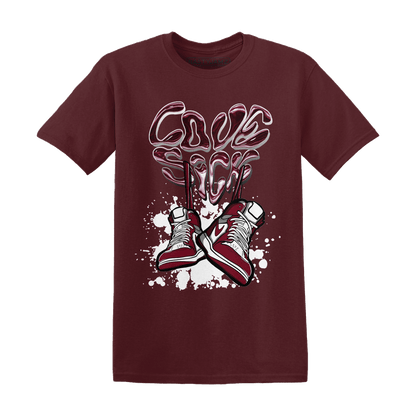 High White Team Red 1s T Shirt Match Sneaker Love Sick - NastyJamz