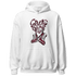 High White Team Red 1s Hoodie Match Sneaker Love Sick - NastyJamz