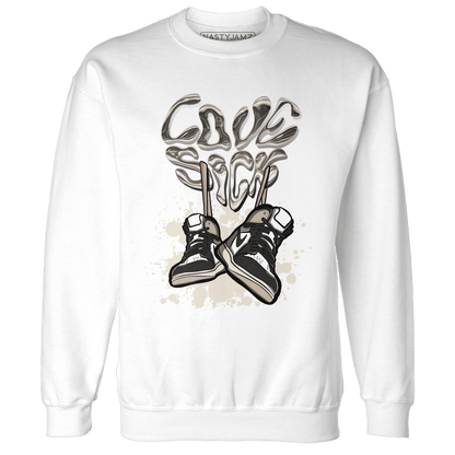 Latte 1s Sweatshirt Match Sneaker Love Sick - NastyJamz