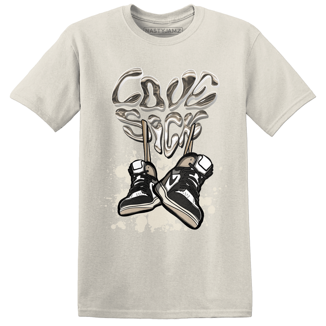 Latte 1s T Shirt Match Sneaker Love Sick - NastyJamz