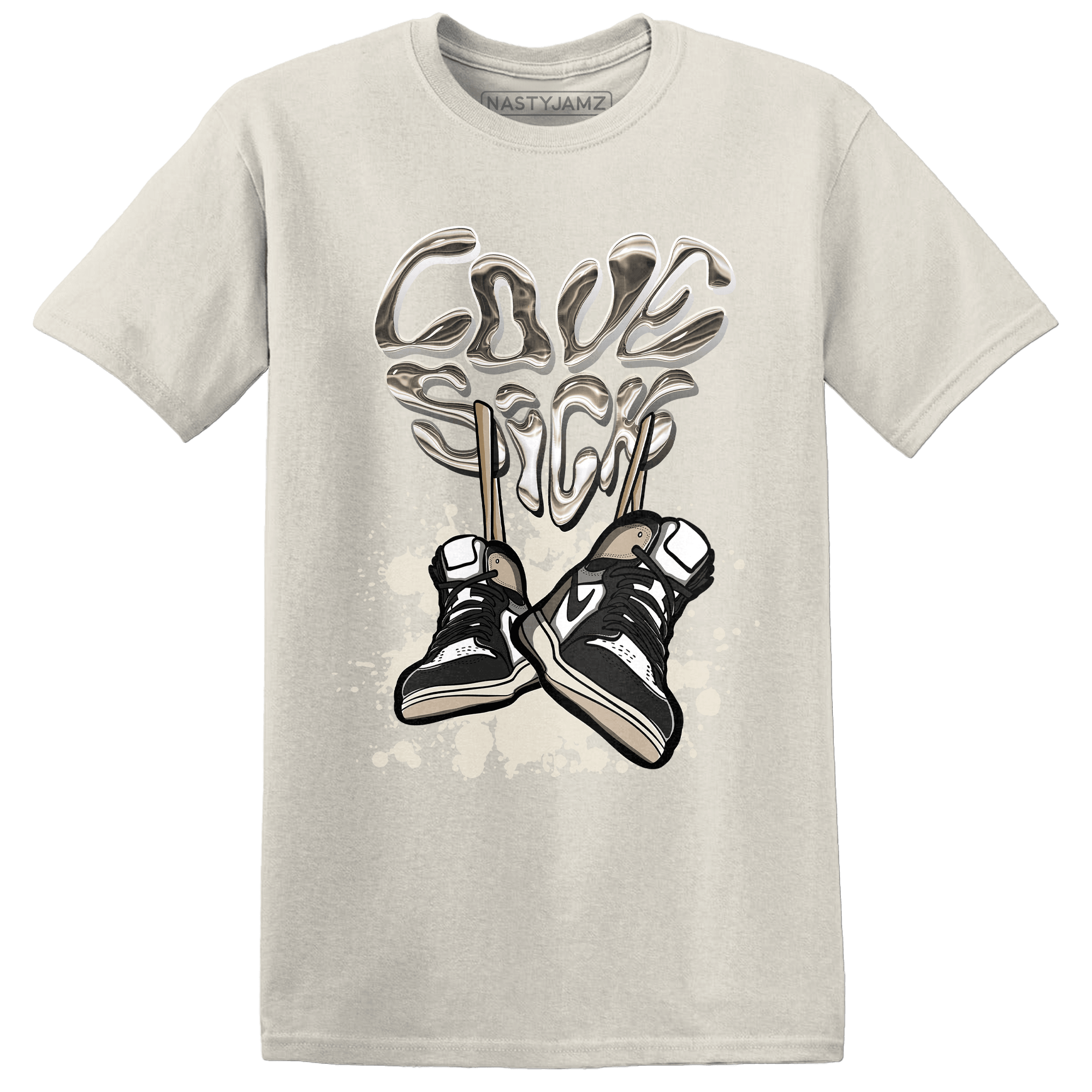 Latte 1s T Shirt Match Sneaker Love Sick - NastyJamz