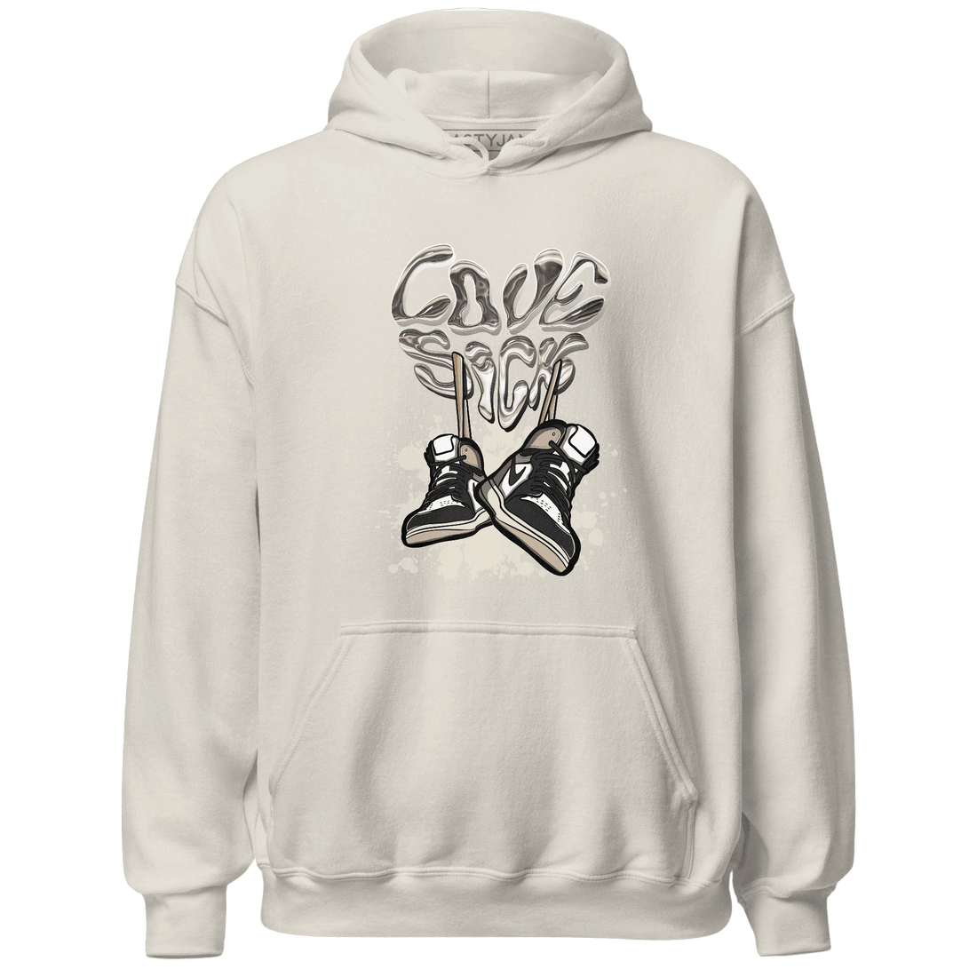 Latte 1s Hoodie Match Sneaker Love Sick - NastyJamz