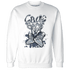 Mid Diffused Blue Grey 1s Sweatshirt Match Sneaker Love Sick - NastyJamz
