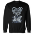 Mid Diffused Blue Grey 1s Sweatshirt Match Sneaker Love Sick - NastyJamz
