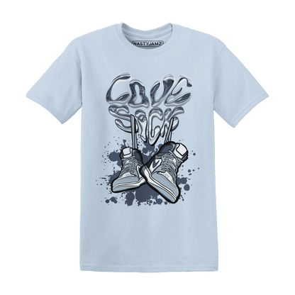 Mid Diffused Blue Grey 1s T Shirt Match Sneaker Love Sick - NastyJamz