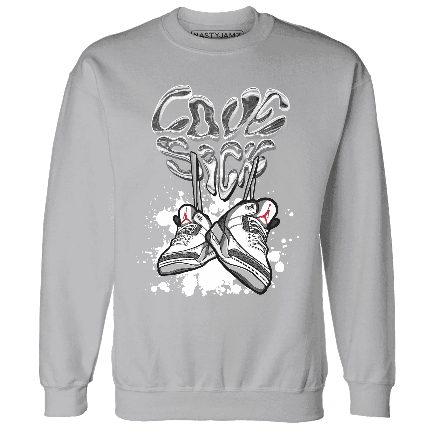 Cement-Grey-3s-Sweatshirt-Match-Sneaker-Love-Sick