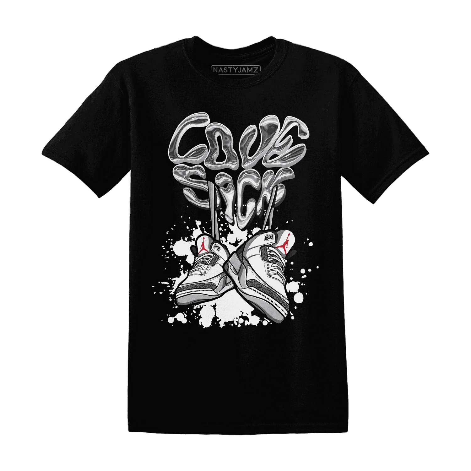 Cement-Grey-3s-T-Shirt-Match-Sneaker-Love-Sick