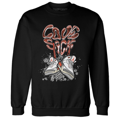 Georgia Peach 3s Sweatshirt Match Sneaker Love Sick - NastyJamz