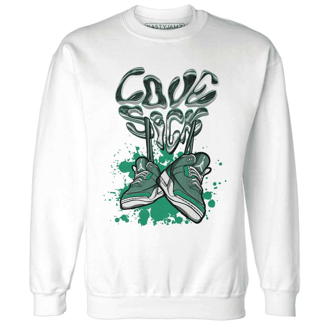 Nina CN Abney 3s Sweatshirt Match Sneaker Love Sick - NastyJamz