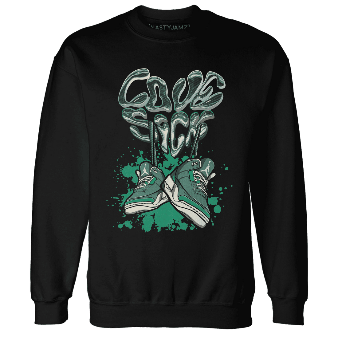 Nina CN Abney 3s Sweatshirt Match Sneaker Love Sick - NastyJamz