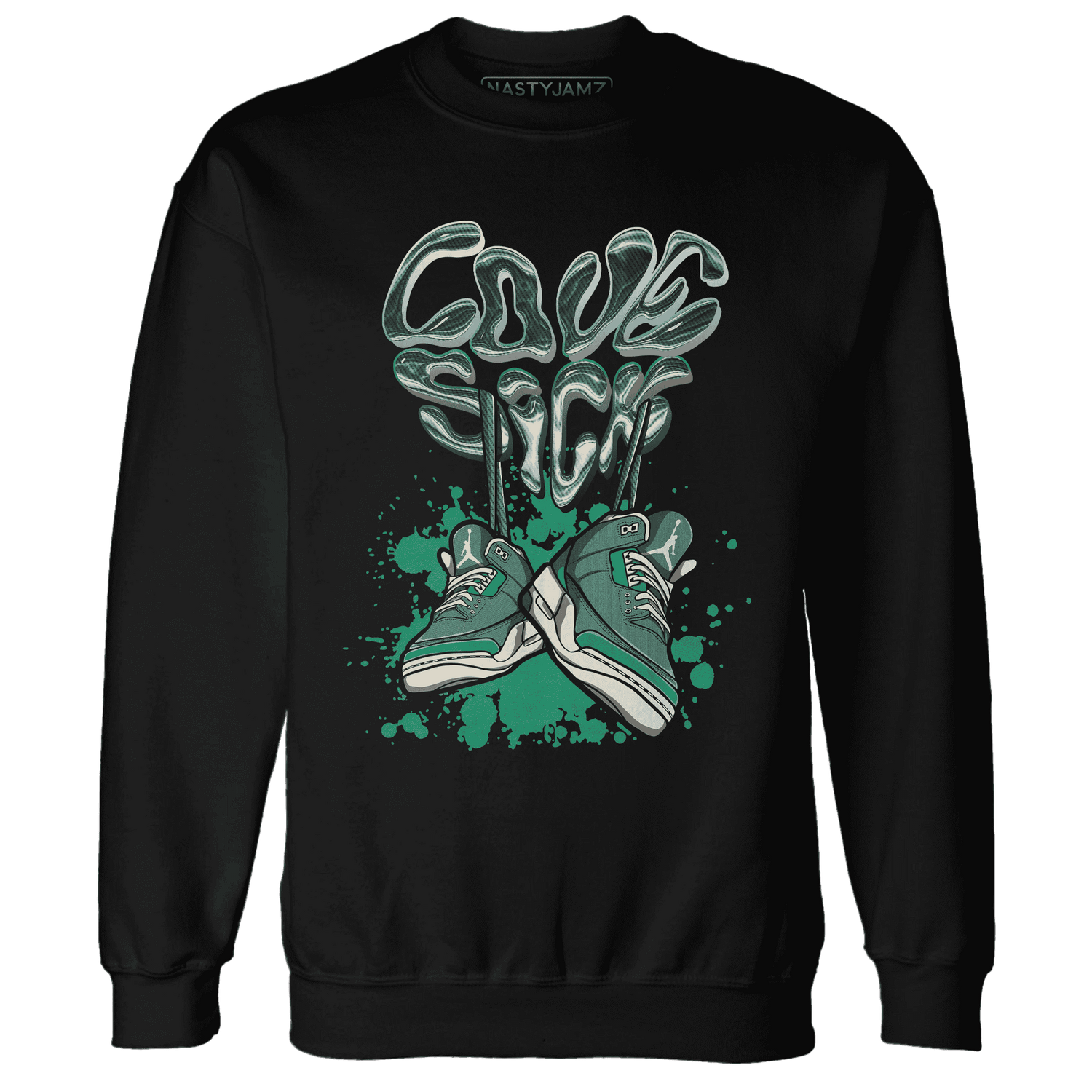 Nina CN Abney 3s Sweatshirt Match Sneaker Love Sick - NastyJamz