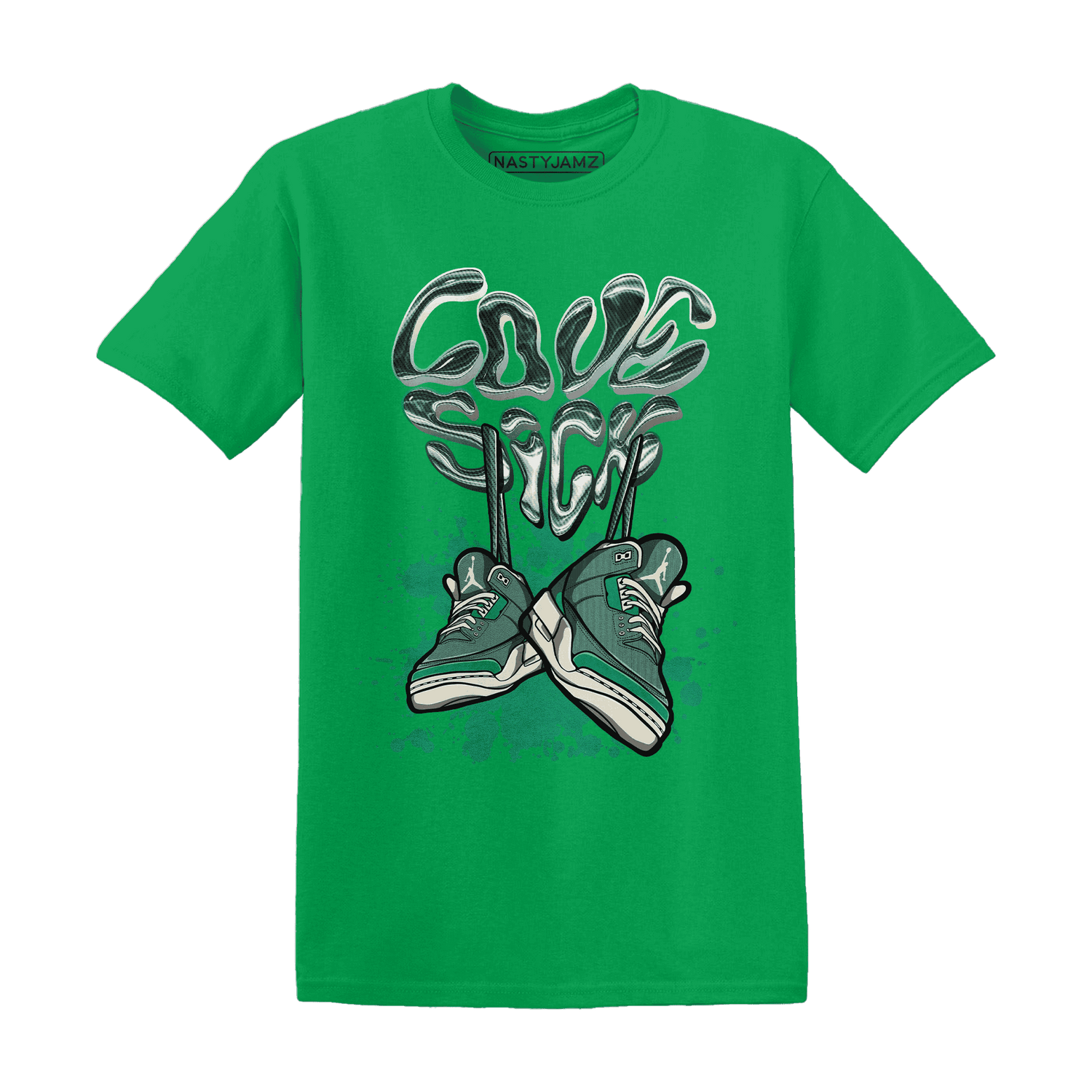 Nina CN Abney 3s T Shirt Match Sneaker Love Sick - NastyJamz