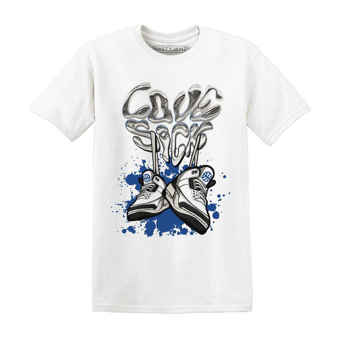 Quaiii 54 3s T Shirt Match Sneaker Love Sick - NastyJamz