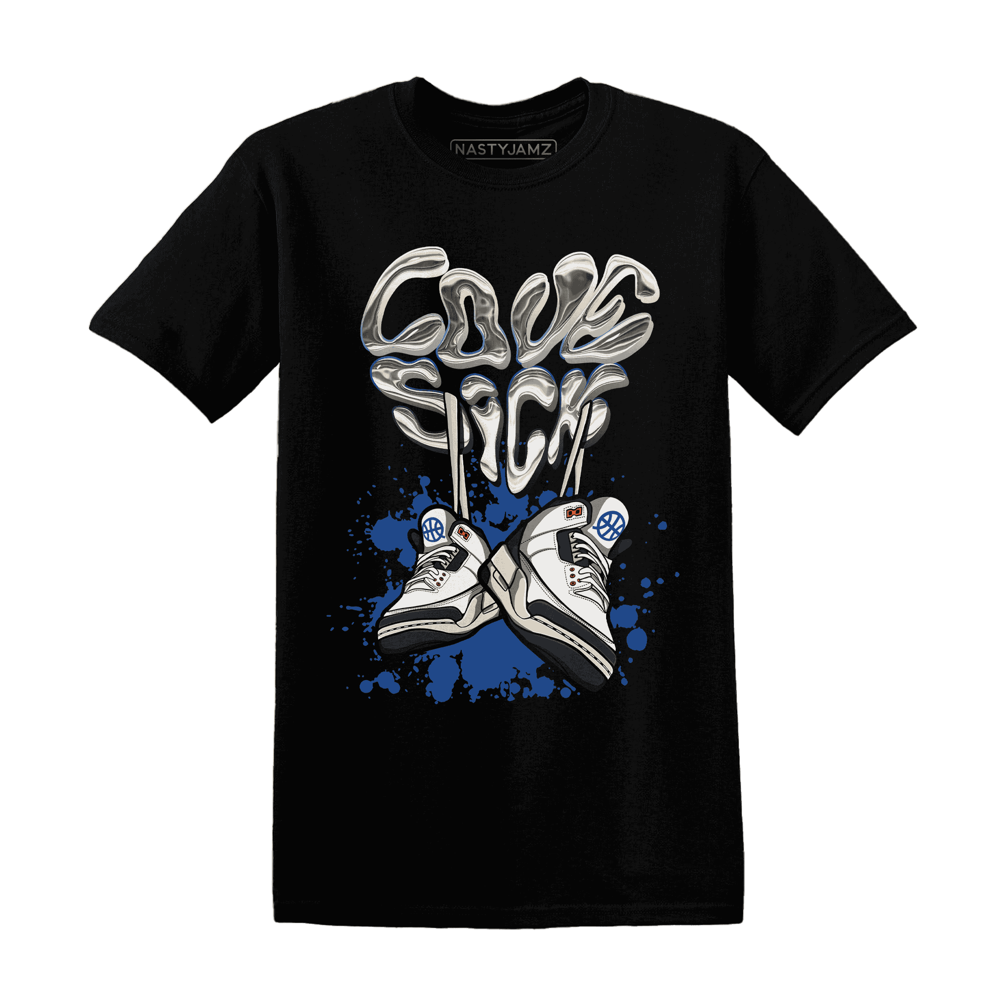 Quaiii 54 3s T Shirt Match Sneaker Love Sick - NastyJamz