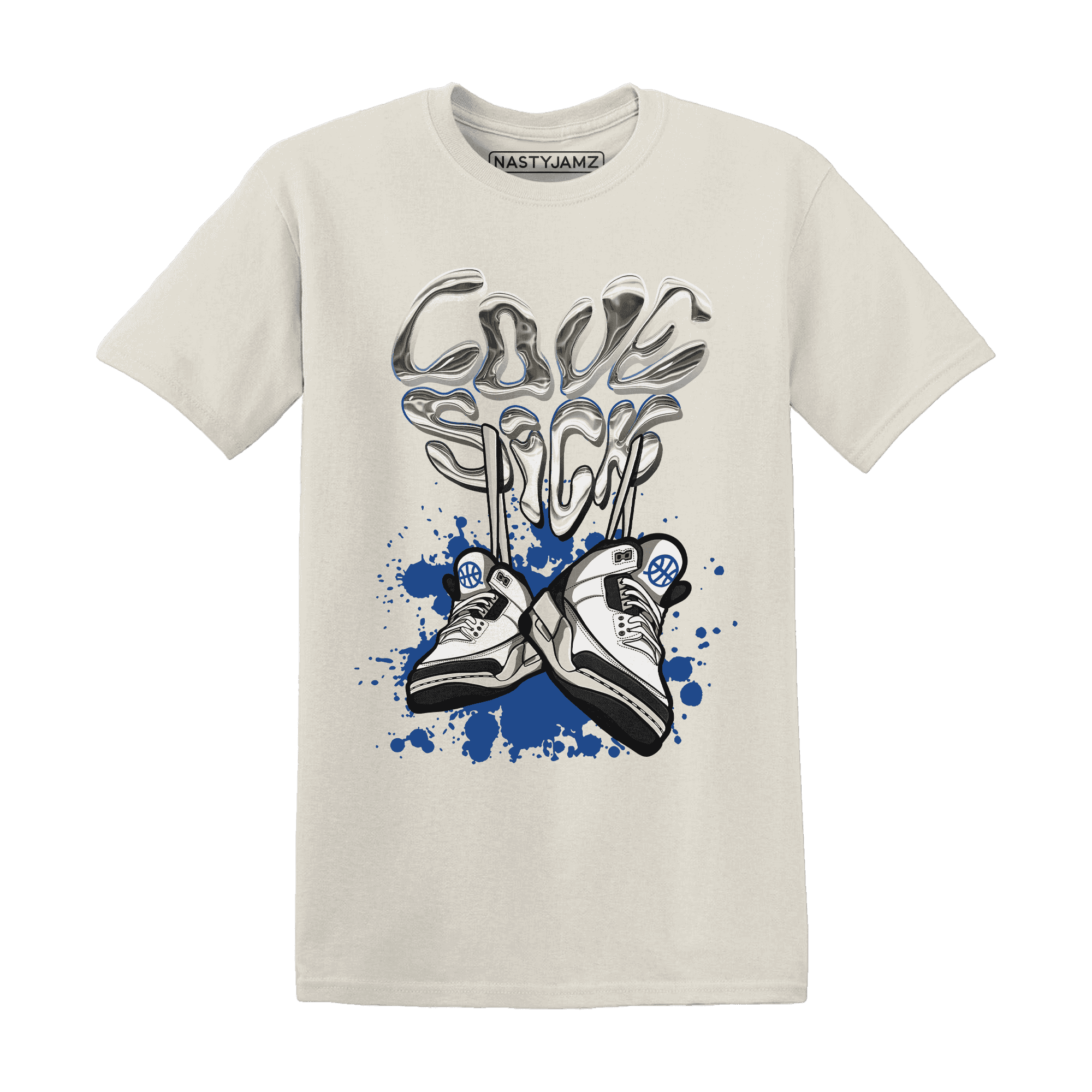 Quaiii 54 3s T Shirt Match Sneaker Love Sick - NastyJamz