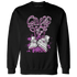 GS Hyper Violet 4s Sweatshirt Match Sneaker Love Sick - NastyJamz