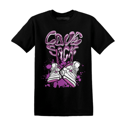 GS Hyper Violet 4s T Shirt Match Sneaker Love Sick - NastyJamz