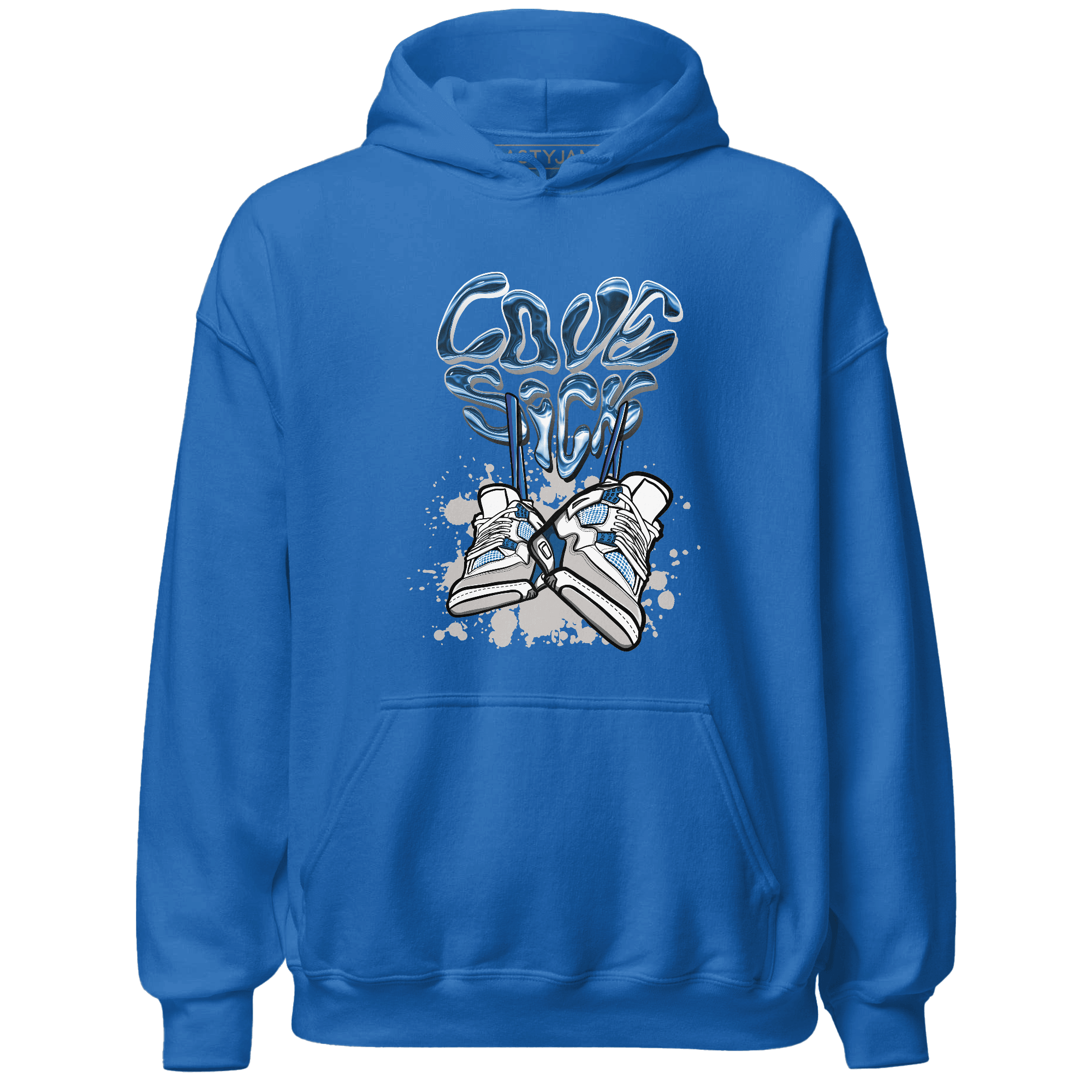 Industrial Blue 4s Hoodie Match Sneaker Love Sick - NastyJamz