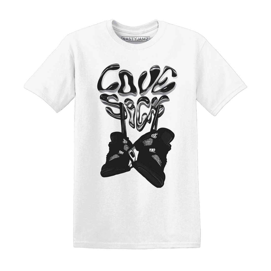 White-Thunder-4s-T-Shirt-Match-Sneaker-Love-Sick