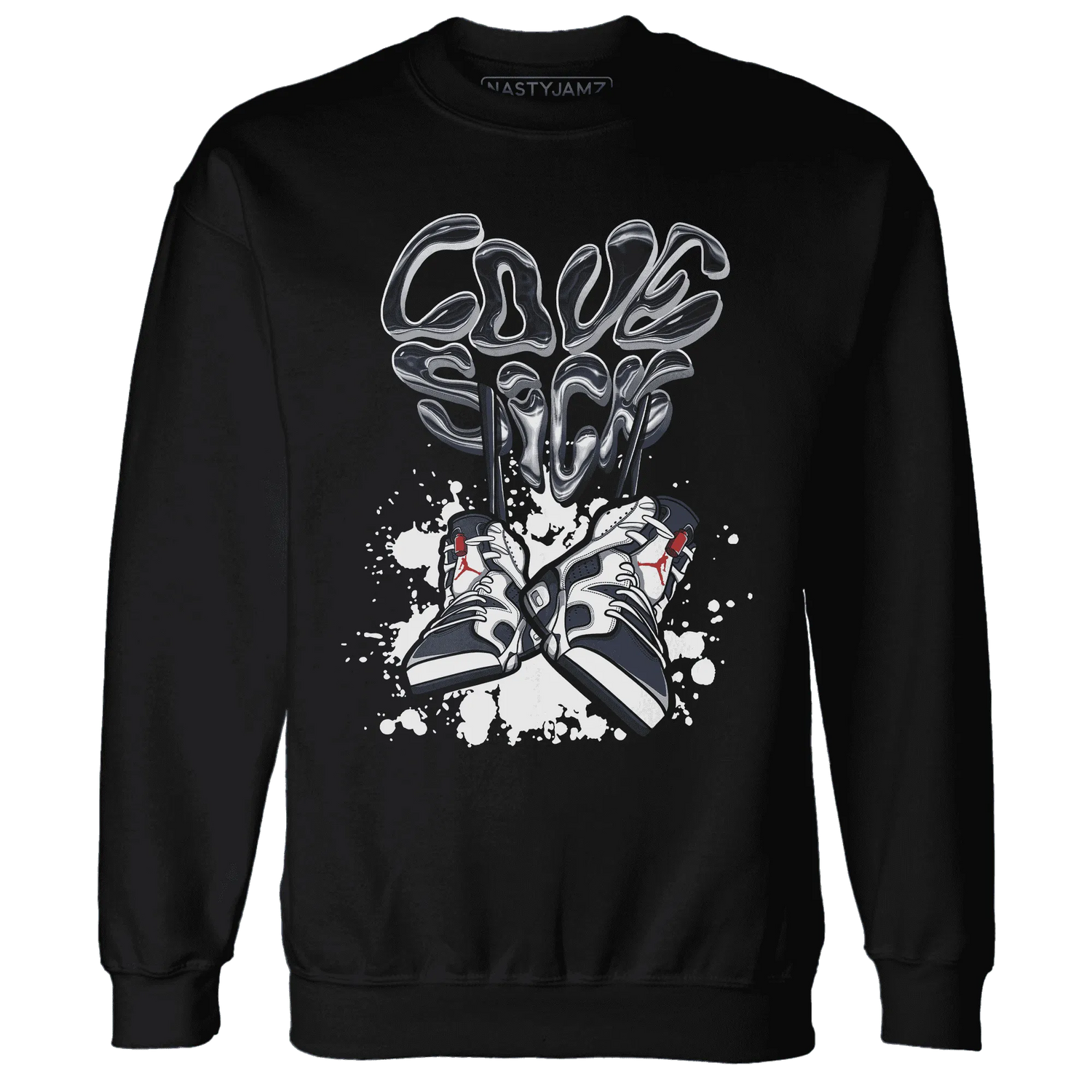 White-Navy-6s-Sweatshirt-Match-Sneaker-Love-Sick