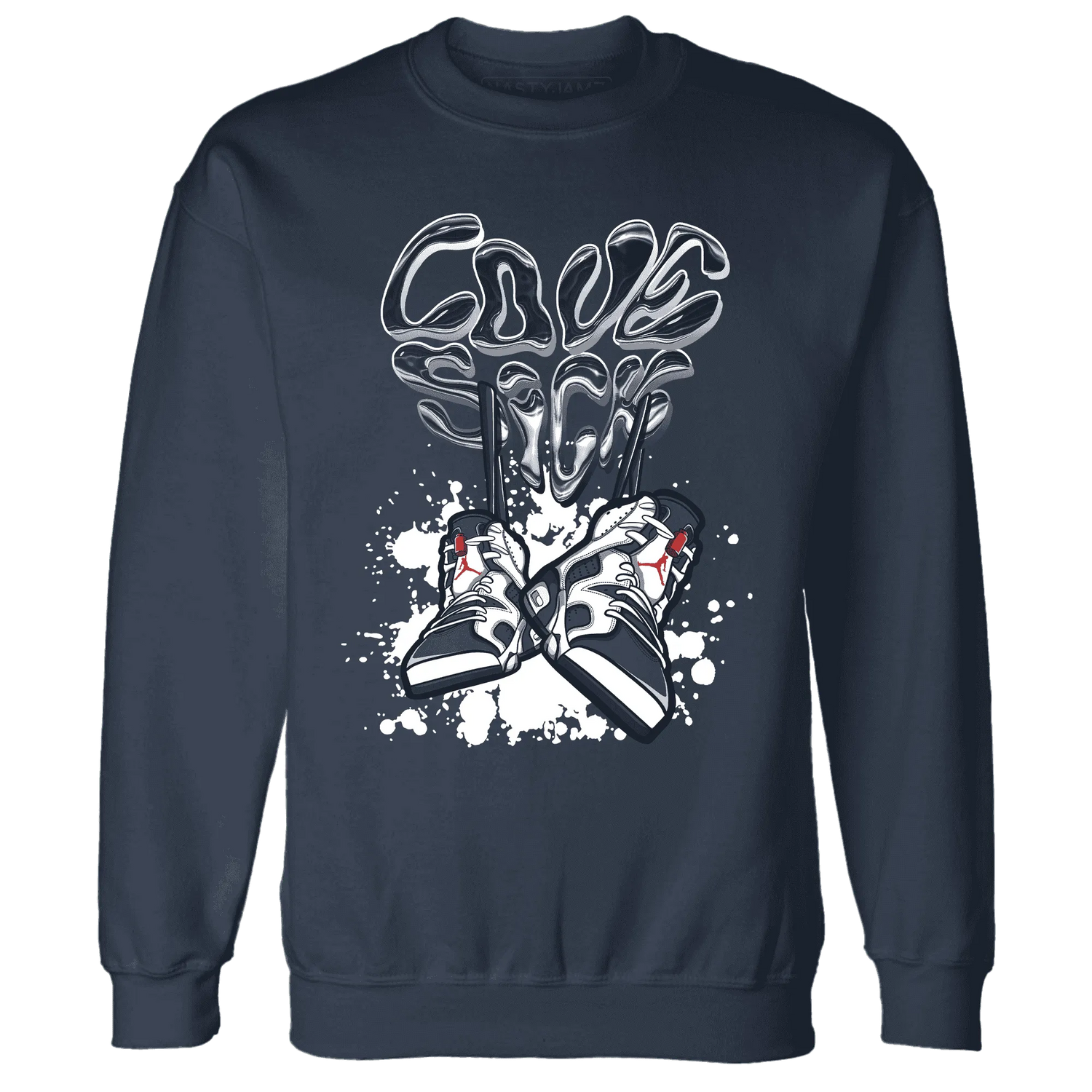 White-Navy-6s-Sweatshirt-Match-Sneaker-Love-Sick
