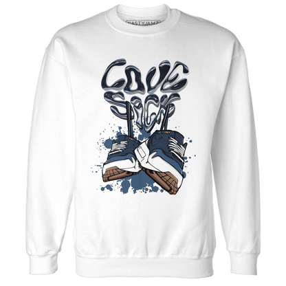 AM 1 86 Jackie Robinson Sweatshirt Match Sneaker Love Sick - NastyJamz