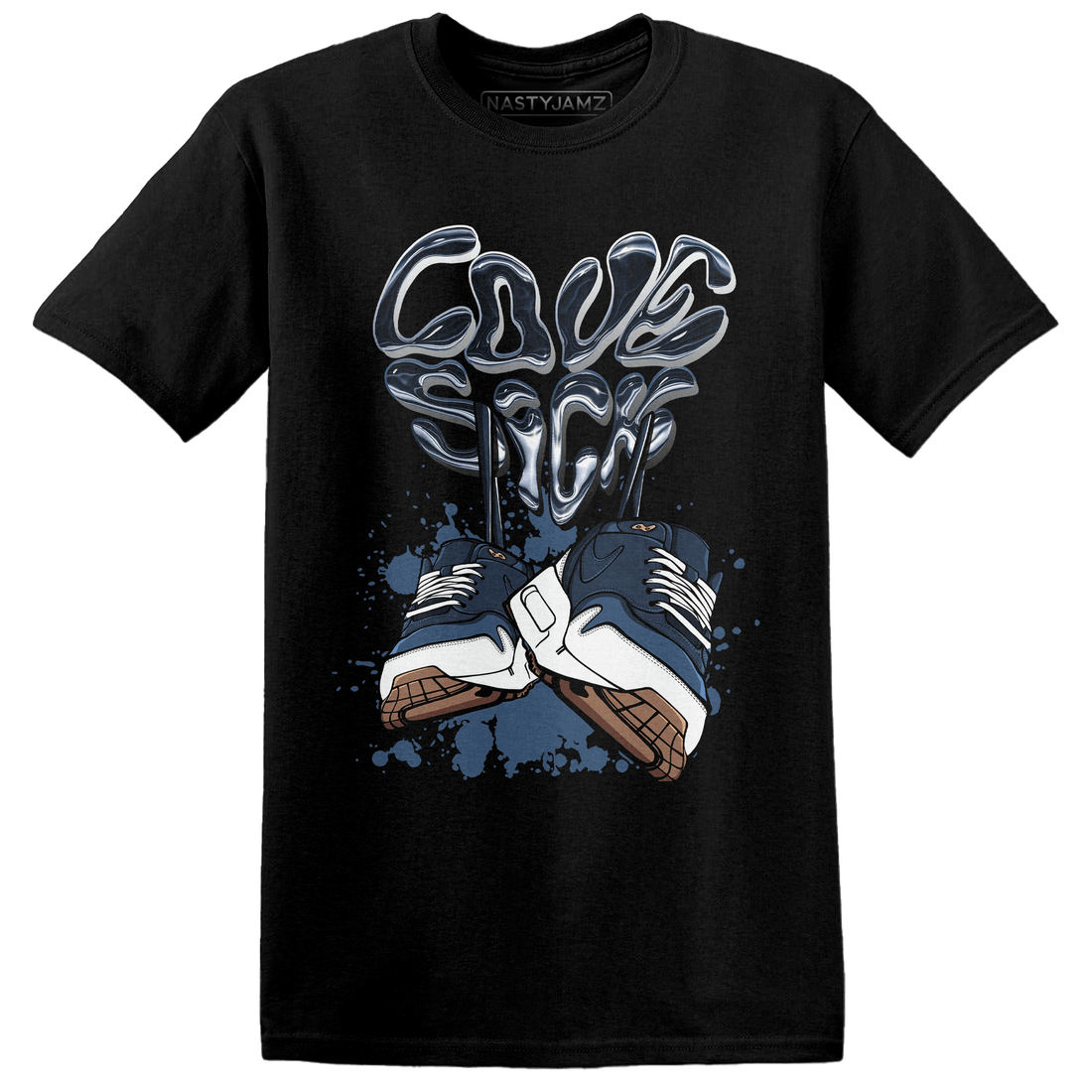 AM 1 86 Jackie Robinson T Shirt Match Sneaker Love Sick - NastyJamz