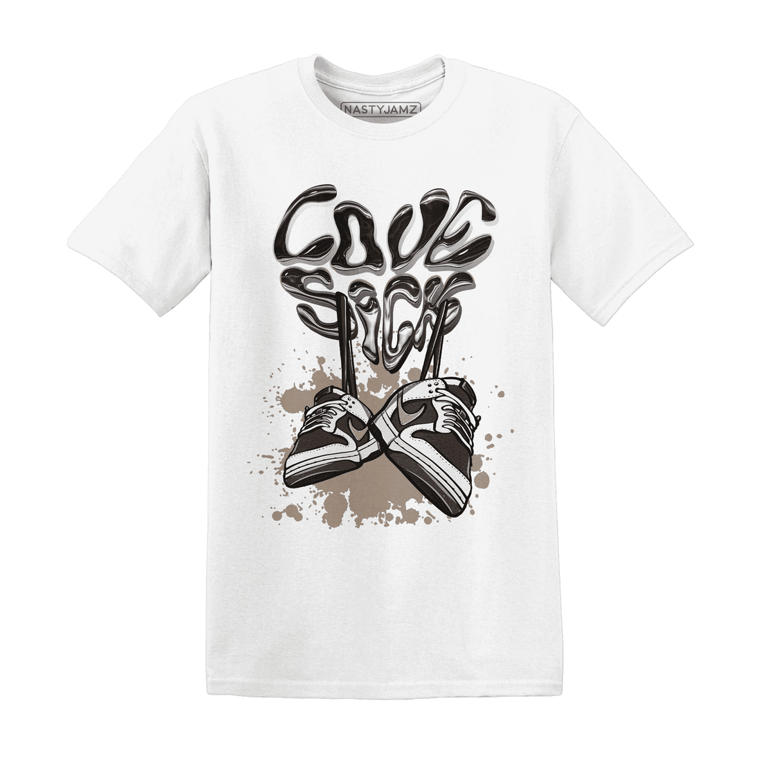 Dunk Low Baroque Brown T Shirt Match Sneaker Love Sick - NastyJamz