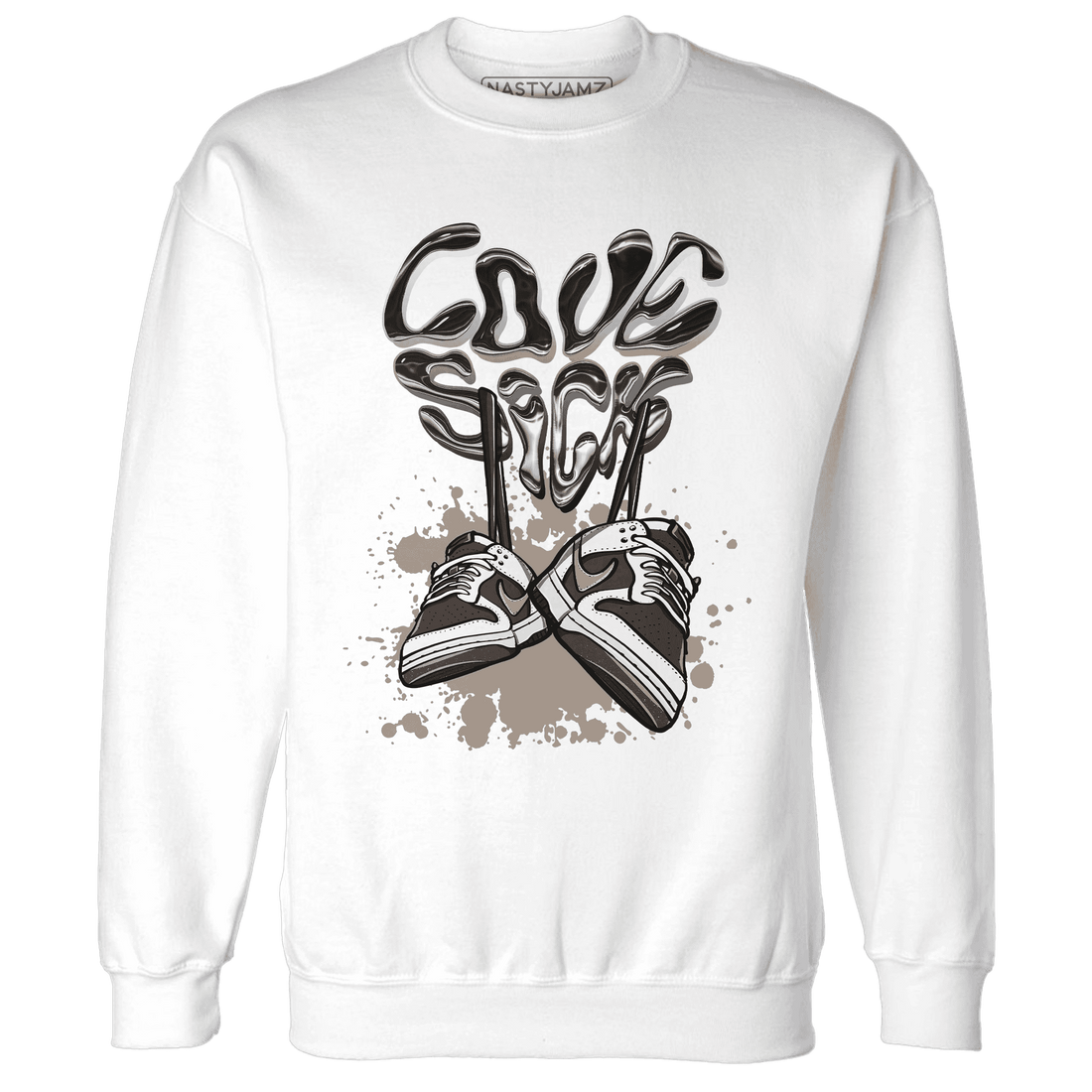 Dunk Low Baroque Brown Sweatshirt Match Sneaker Love Sick - NastyJamz