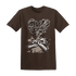 Dunk Low Baroque Brown T Shirt Match Sneaker Love Sick - NastyJamz