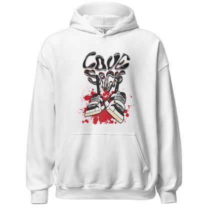 Jumman Jack University Red Hoodie Match Sneaker Love Sick - NastyJamz