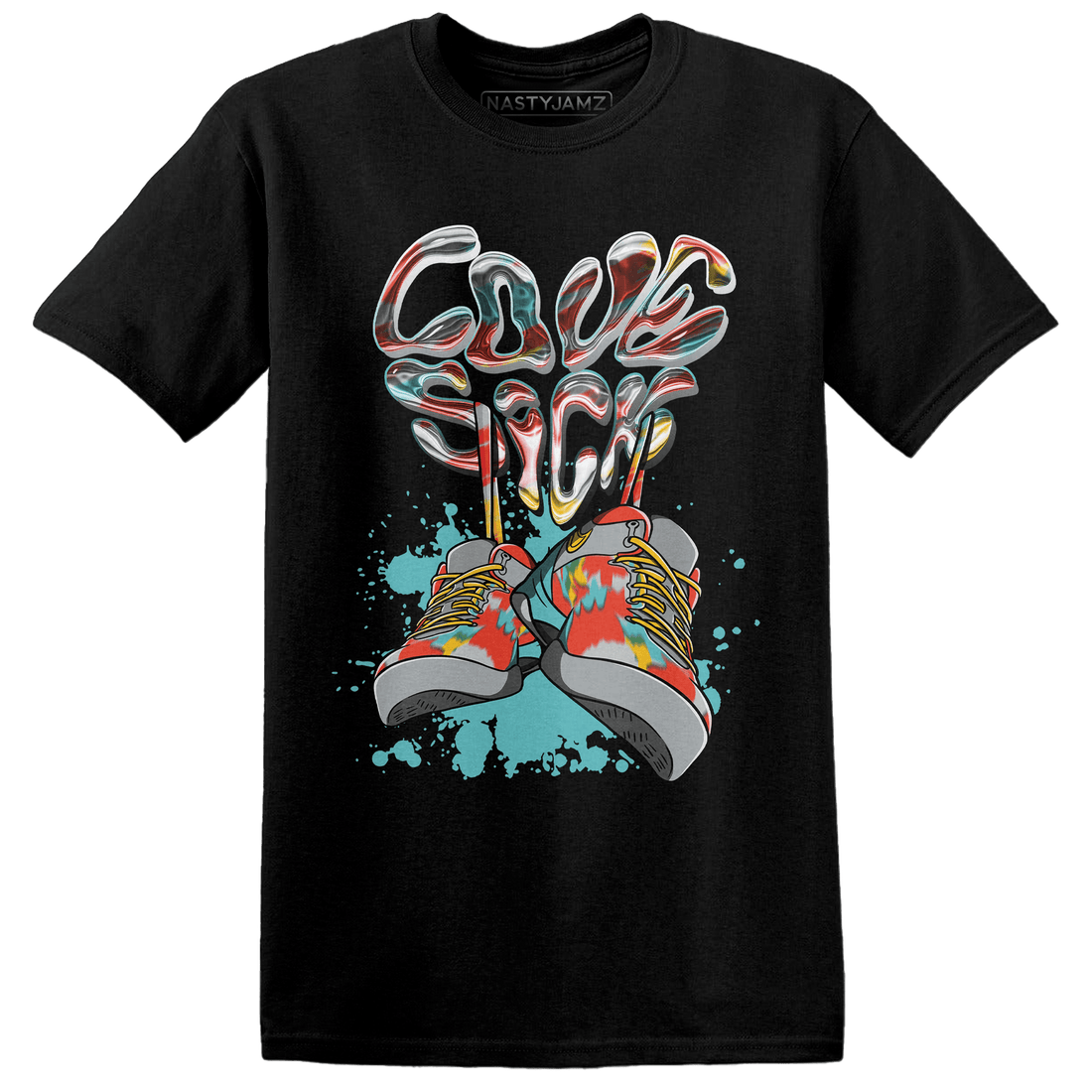 KB 8 Protro Venice Beach T Shirt Match Sneaker Love Sick - NastyJamz