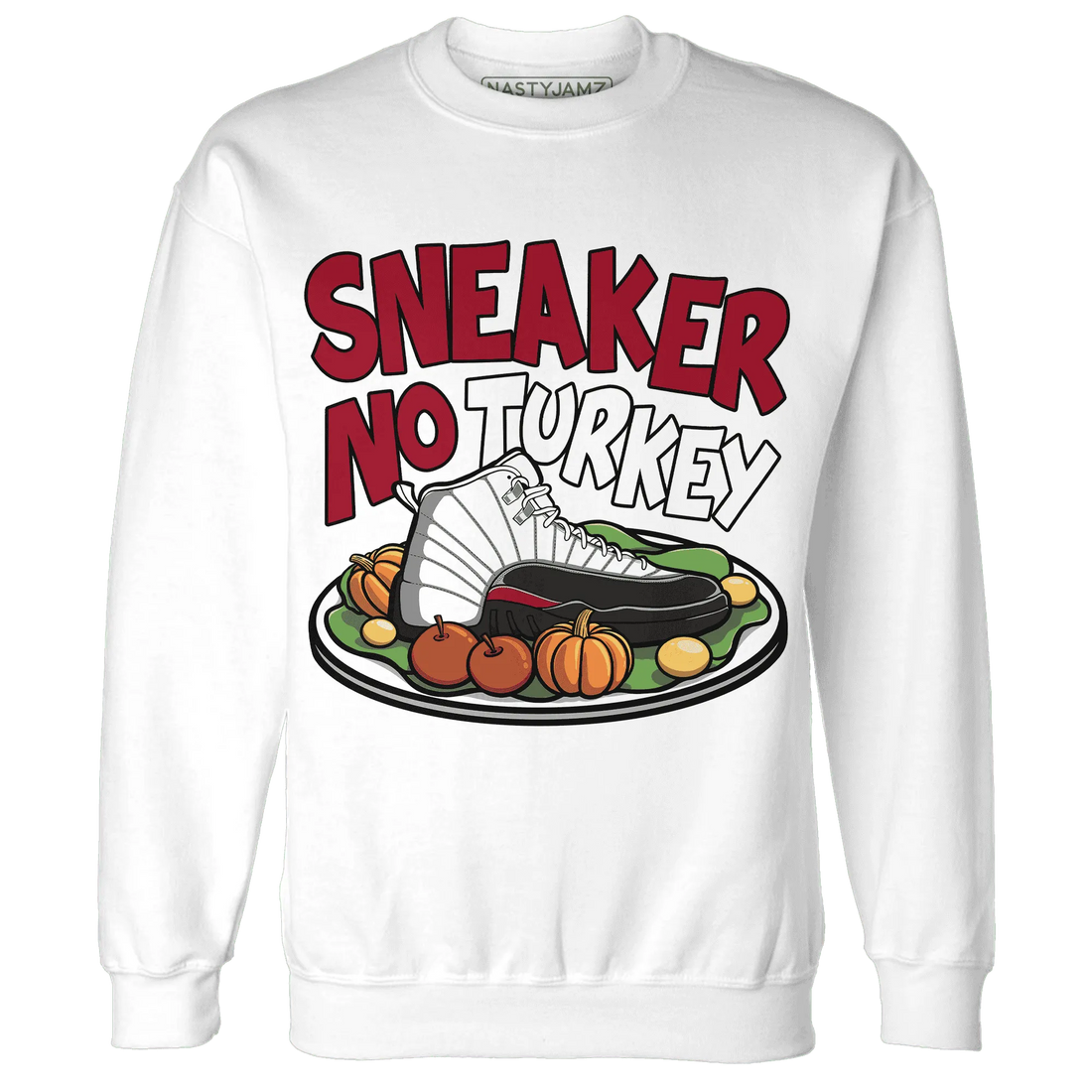 Retro-Red-Taxi-12s-NastyJamz-Sweatshirt-Match-Sneaker-No-Turkey