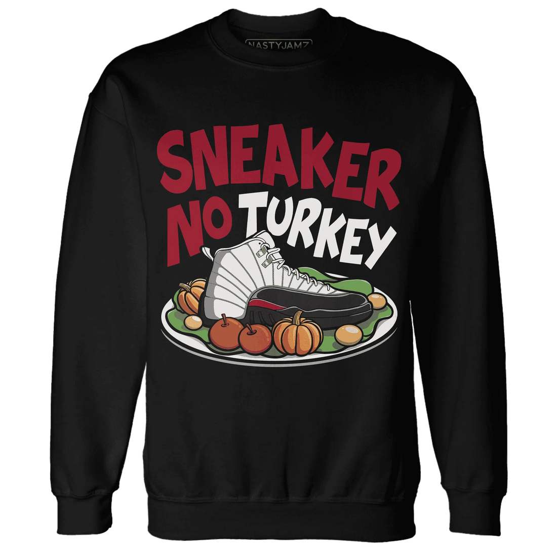 Retro-Red-Taxi-12s-NastyJamz-Sweatshirt-Match-Sneaker-No-Turkey
