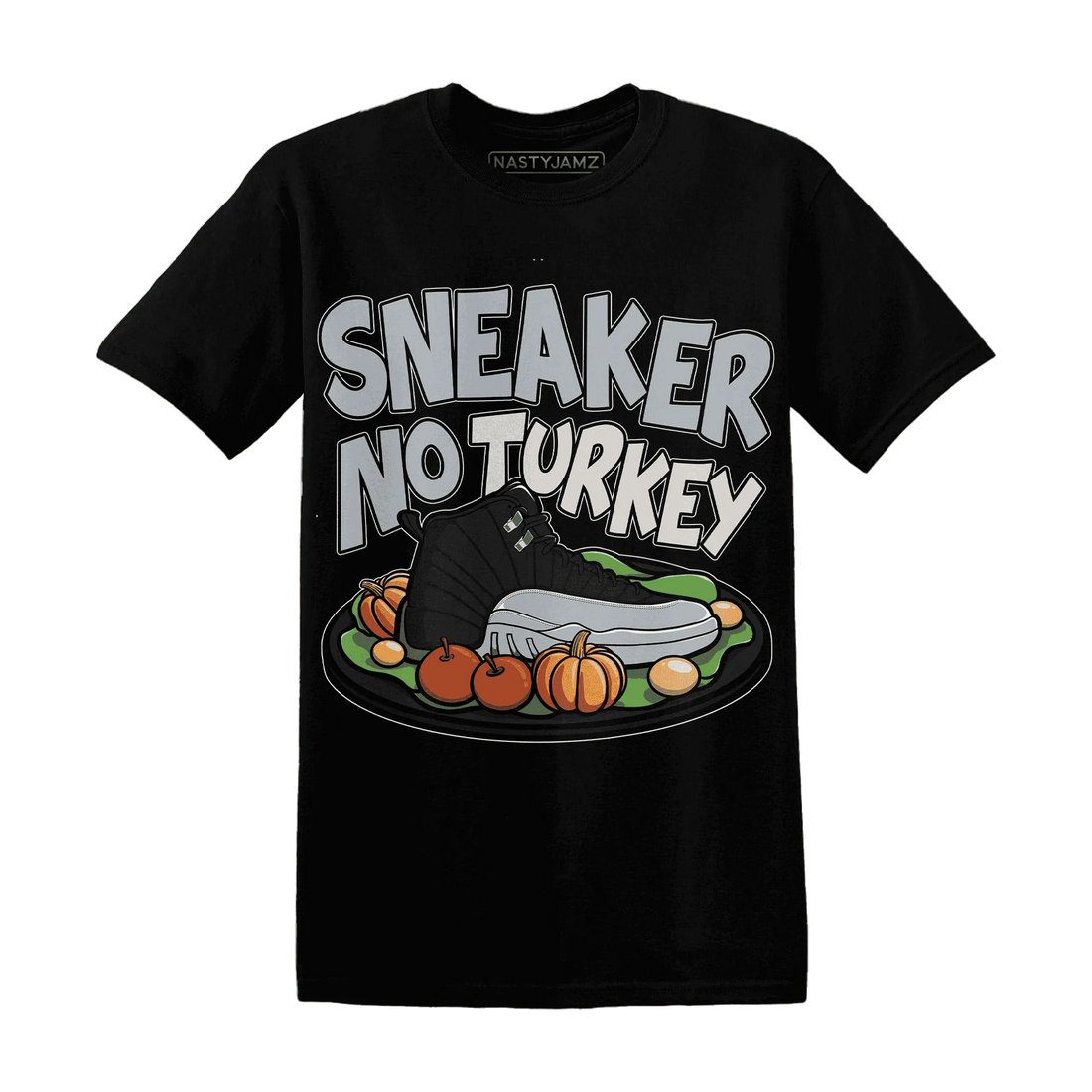 Wolf-Grey-12s-NastyJamz-T-Shirt-Match-Sneaker-No-Turkey