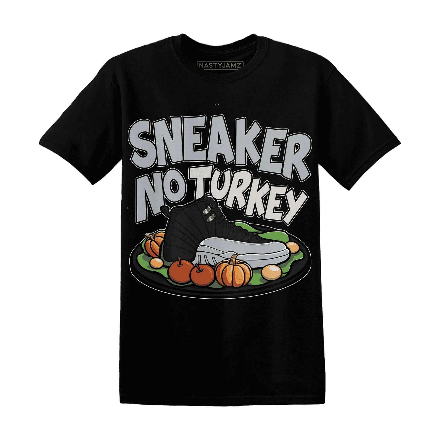 Wolf-Grey-12s-NastyJamz-T-Shirt-Match-Sneaker-No-Turkey