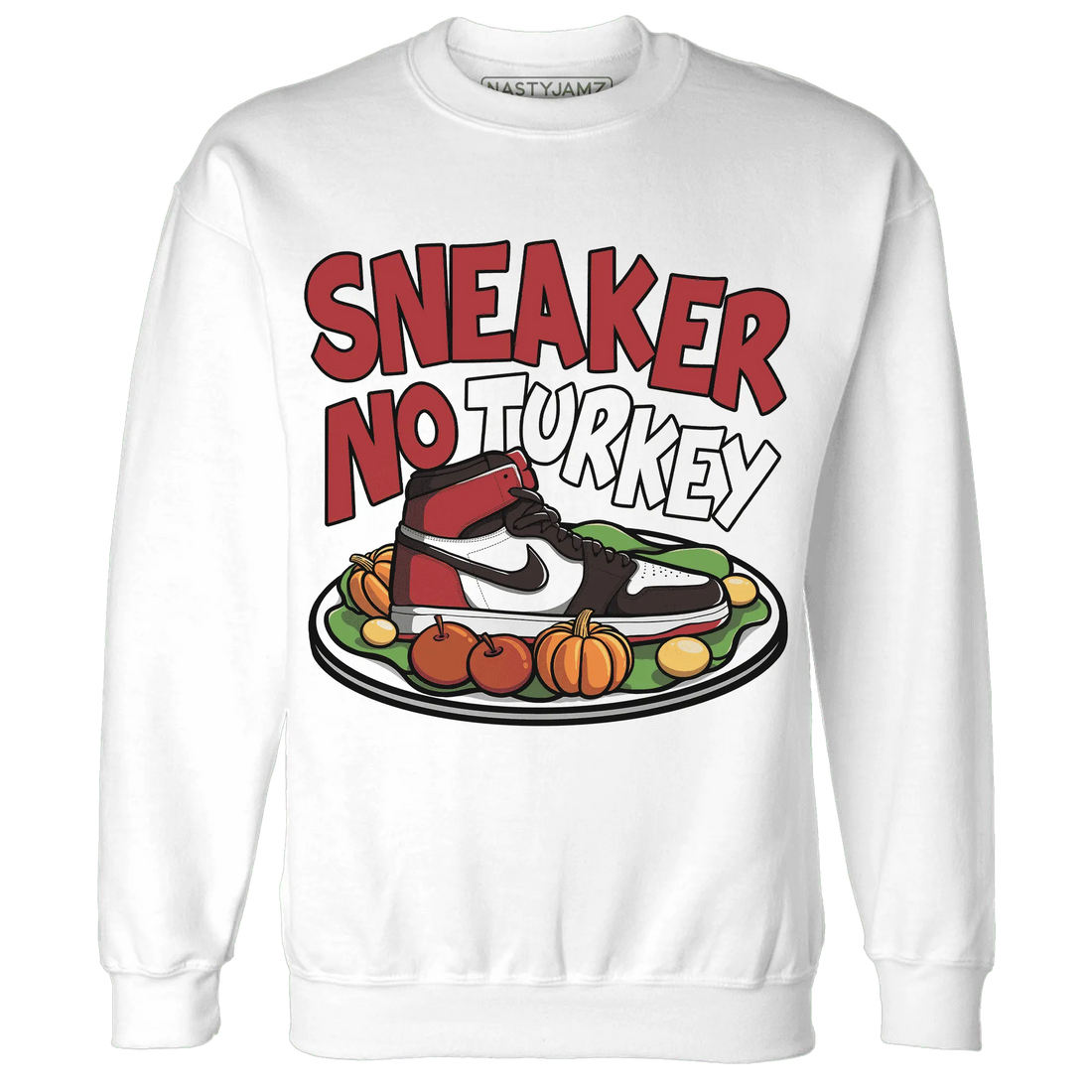 Black-Toe-Reimagined-Red-White-1s-NastyJamz-Sweatshirt-Match-Sneaker-No-Turkey