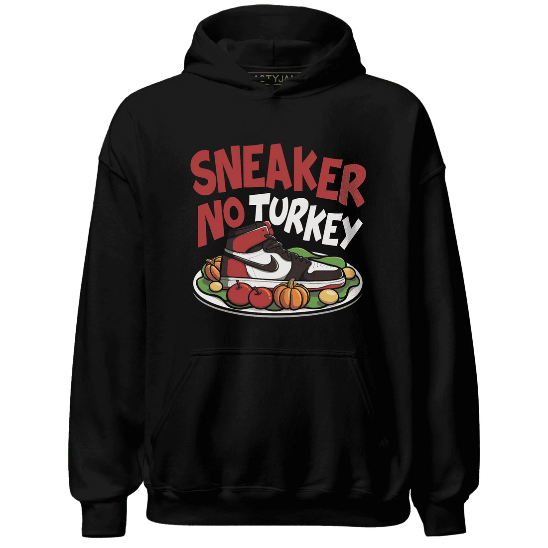 Black-Toe-Reimagined-Red-White-1s-NastyJamz-Hoodie-Match-Sneaker-No-Turkey