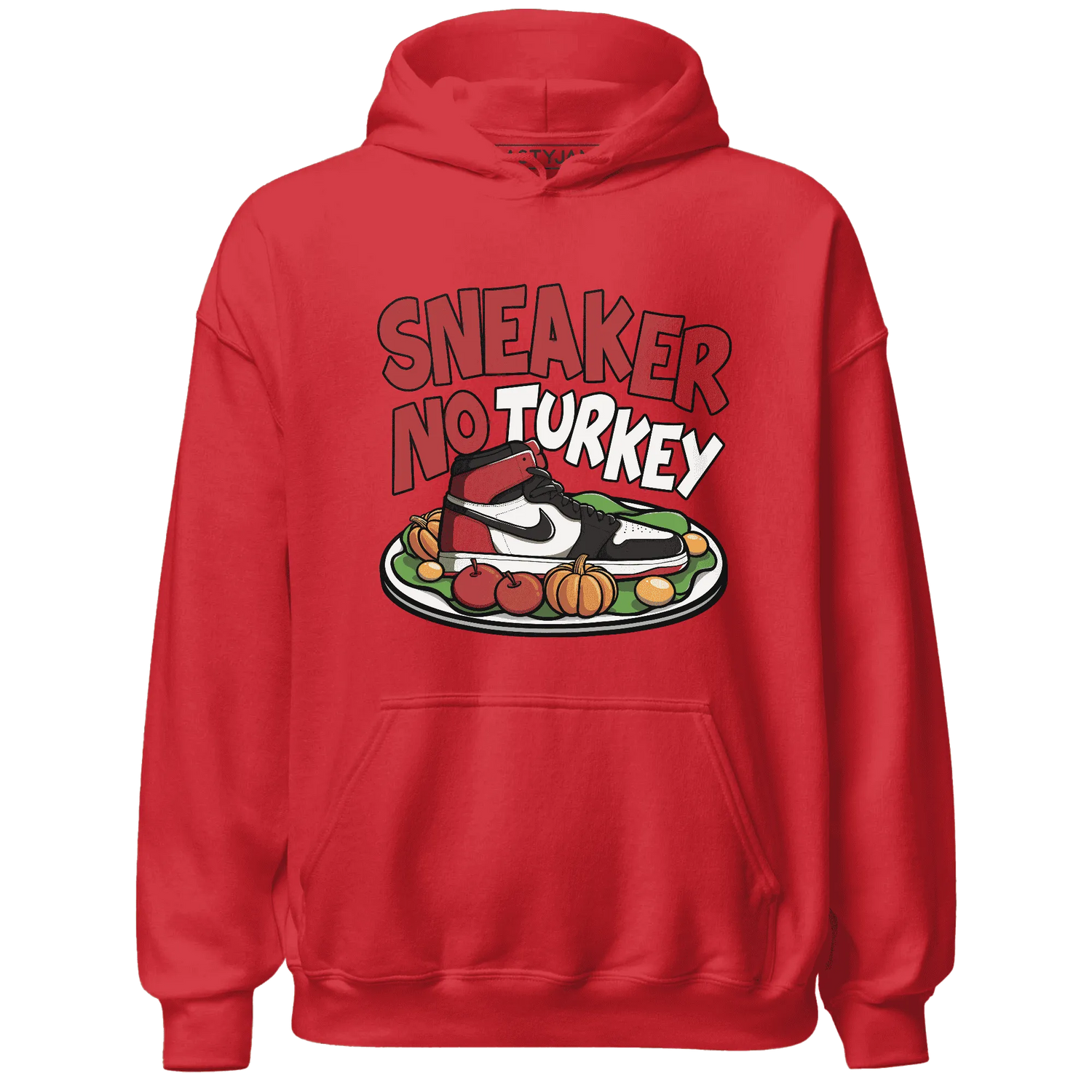 Black-Toe-Reimagined-Red-White-1s-NastyJamz-Hoodie-Match-Sneaker-No-Turkey