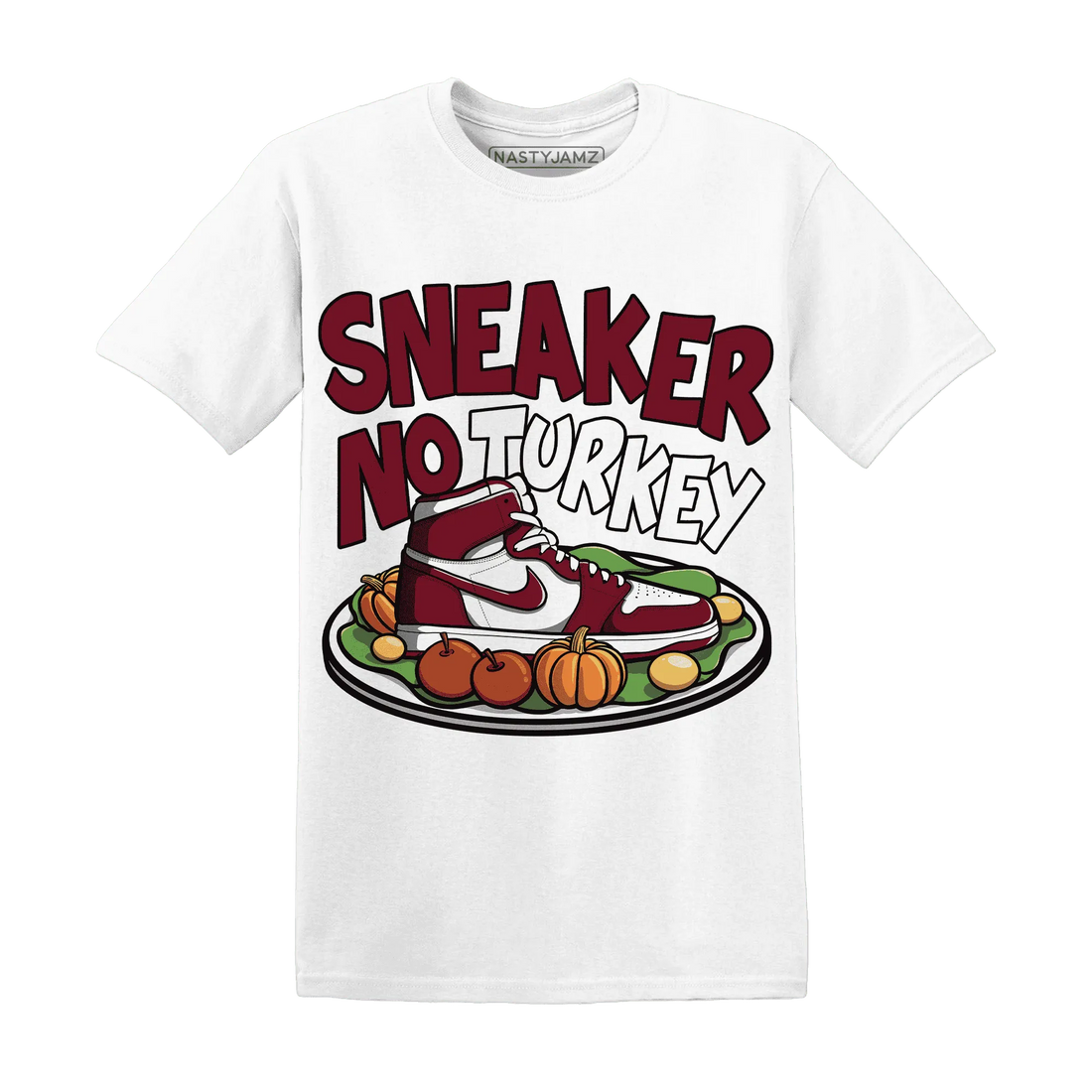 High-White-Team-Red-1s-NastyJamz-T-Shirt-Match-Sneaker-No-Turkey